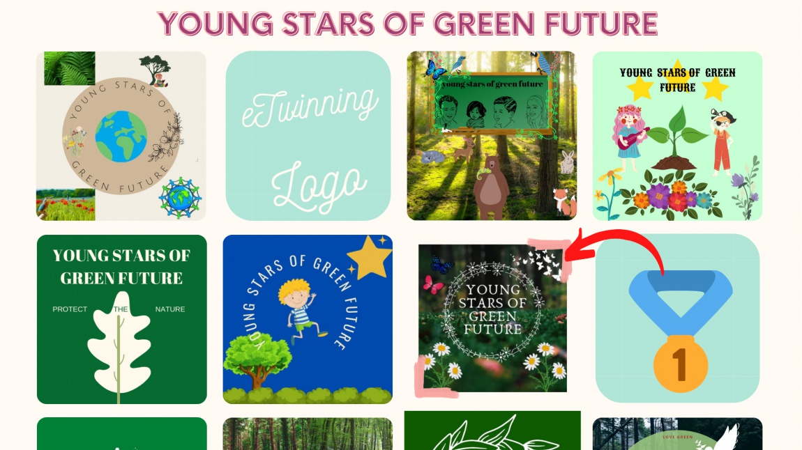 Young Stars of Green Future eTwinning Projesi Logo Oylama Sonuçları